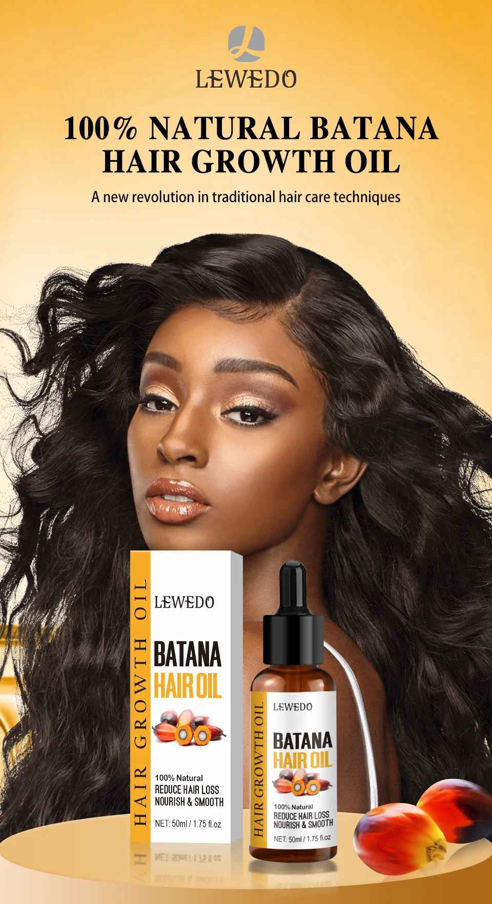 Naturals Batana Oil – Pure Hair Growth & Hair Care Solution for Men & Women