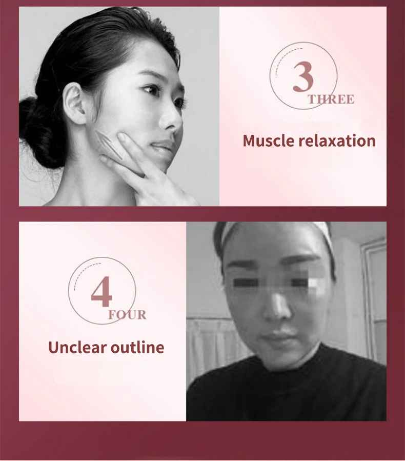 LED Photon Therapy Facial Slimming Vibration Massager Facial Lifting,Facial Heated Double Chin V Face Device ce