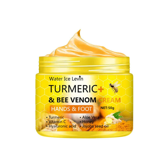 Turmeric Bee Venom Foot & Hand Repair Cream – Heal Cracks, Smooth Skin