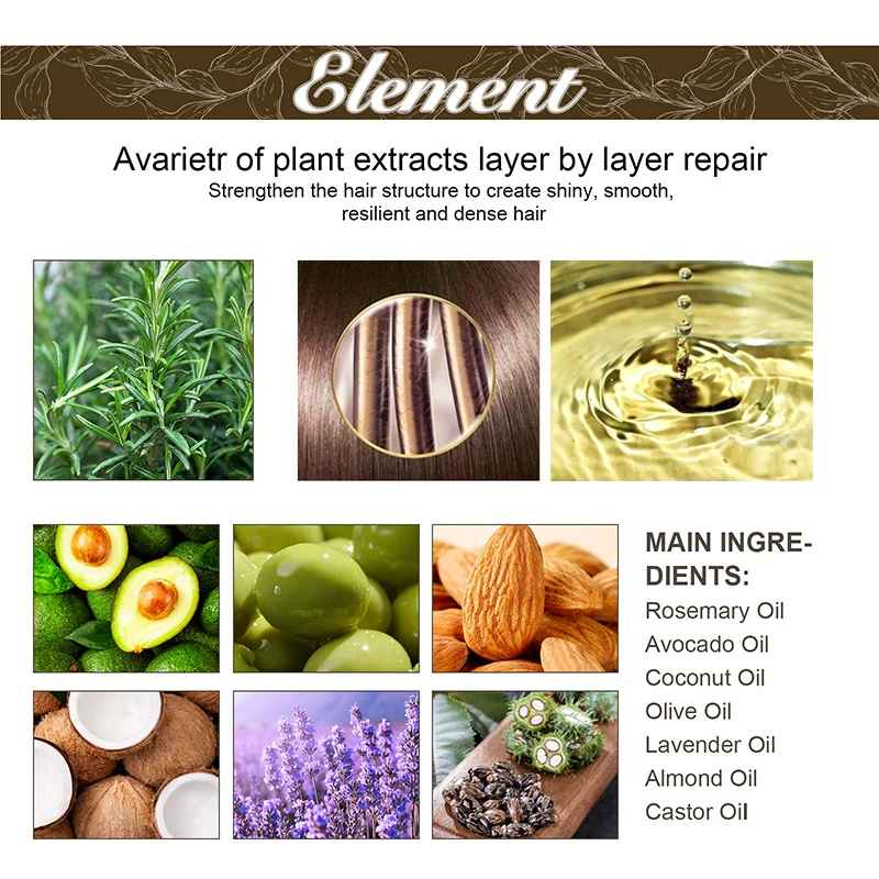 60ml Rosemary Dense Hair Essential Oil – Veganic Lavender Hair Care & Repair