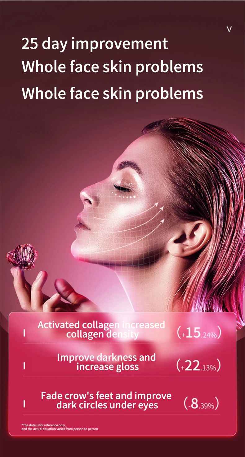 LED Photon Therapy Facial Slimming Vibration Massager Facial Lifting,Facial Heated Double Chin V Face Device ce